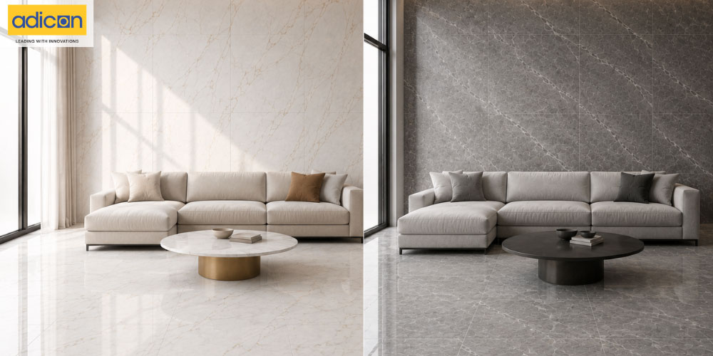 White Marble vs Grey Marble : Which Tile Style Is Right for Your Space?