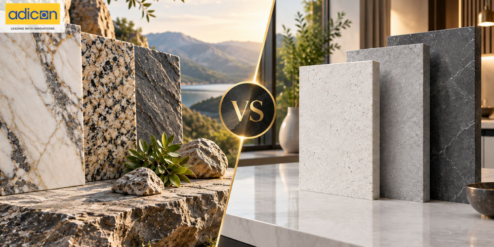 Natural Stone vs Artificial Stone : Understanding the Key Differences